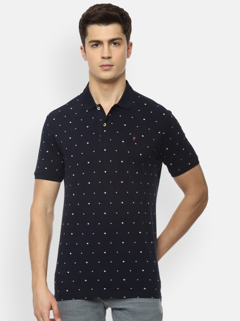 Louis Philippe Jeans Men Navy Blue Micro Ditsy Printed Cotton Polo Collar Pure Cotton T-shirt
Louis Philippe Jeans Men Navy Blue Micro Ditsy Printed Cotton Polo Collar Pure Cotton T-shirt