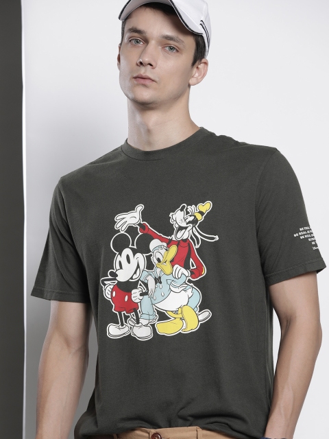 AMERICAN EAGLE OUTFITTERS Men Charcoal Grey Standard Fit Mickey Friends Cotton Pure Cotton T-shirt
AMERICAN EAGLE OUTFITTERS Men Charcoal Grey Standard Fit Mickey Friends Cotton Pure Cotton T-shirt