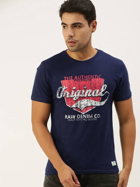 Peter England Men Navy Blue Typography Print Pure Cotton Slim Fit Pure Cotton T-shirt
Peter England Men Navy Blue Typography Print Pure Cotton Slim Fit Pure Cotton T-shirt