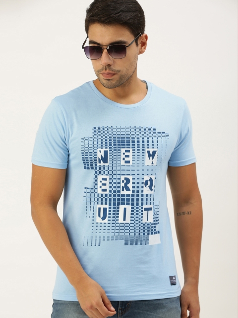 Peter England Men Light Blue Graphic Printed Slim Fit Cotton Casual Pure Cotton T-shirt
Peter England Men Light Blue Graphic Printed Slim Fit Cotton Casual Pure Cotton T-shirt