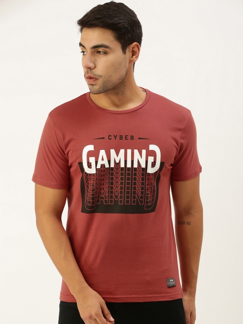 Peter England Men Maroon Typography Print Pure Cotton Slim Fit Pure Cotton T-shirt
Peter England Men Maroon Typography Print Pure Cotton Slim Fit Pure Cotton T-shirt
