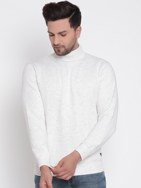 Octave Men White Sweatshirt