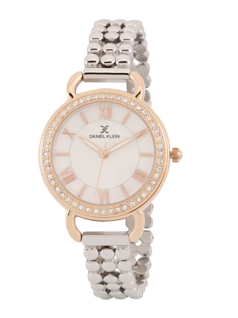 Daniel Klein Women Silver-Toned Embellished Dial& Stainless Steel Watch DK.1.12564-4
Daniel Klein Women Silver-Toned Embellished Dial& Stainless Steel Watch DK.1.12564-4