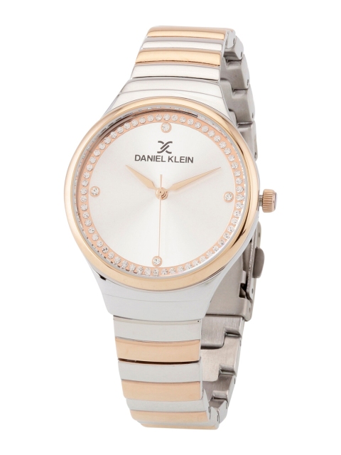 Daniel Klein Women Silver-Toned Embellished Stainless Steel Analogue Watch DK.1.12522-3
Daniel Klein Women Silver-Toned Embellished Stainless Steel Analogue Watch DK.1.12522-3