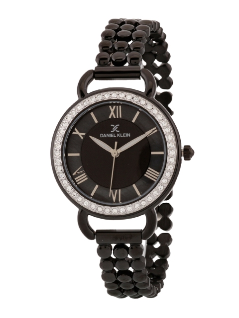 Daniel Klein Women Black Embellished Dial& Stainless Steel Analogue Watch DK.1.12564-5
Daniel Klein Women Black Embellished Dial& Stainless Steel Analogue Watch DK.1.12564-5