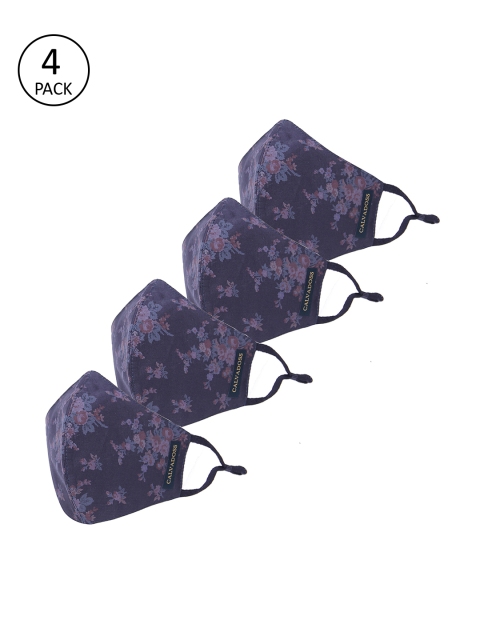 Calvadoss Men Pack Of 4 Navy Blue & Purple Floral Printed 3-Ply Reusable Cotton Cloth Masks
Calvadoss Men Pack Of 4 Navy Blue & Purple Floral Printed 3-Ply Reusable Cotton Cloth Masks