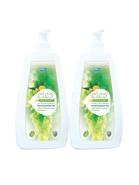 Clea Pack of 2 Hand Sanitizer, 70% Isopropyl Alcohol Based Gel Sanitizer -350 ml), Green
Clea Pack of 2 Hand Sanitizer, 70% Isopropyl Alcohol Based Gel Sanitizer -350 ml), Green