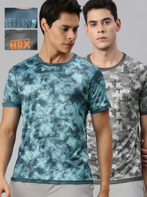 HRX By Hrithik Roshan Men Pack of 2 Reversible Rapid-Dry Running & Training T-shirts, Blue
HRX By Hrithik Roshan Men Pack of 2 Reversible Rapid-Dry Running & Training T-shirts, Blue