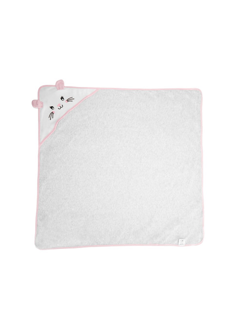 Pantaloons Baby Girls Grey Melange & White Solid Pure Cotton 240 GSM Bath Towel with Hood
Pantaloons Baby Girls Grey Melange & White Solid Pure Cotton 240 GSM Bath Towel with Hood