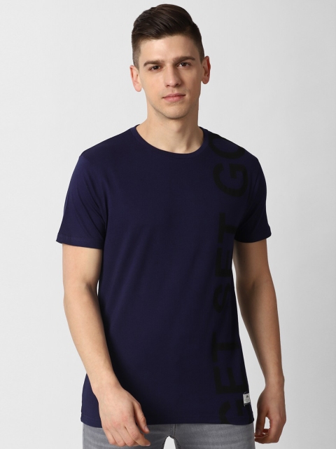 Peter England Casuals Men Navy Blue Typography Printed Slim Fit Cotton Pure Cotton T-shirt
Peter England Casuals Men Navy Blue Typography Printed Slim Fit Cotton Pure Cotton T-shirt