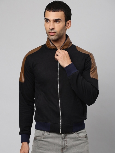 Campus Sutra Men Black Brown Colourblocked Windcheater Cotton Crop Open Front Jacket
Campus Sutra Men Black Brown Colourblocked Windcheater Cotton Crop Open Front Jacket