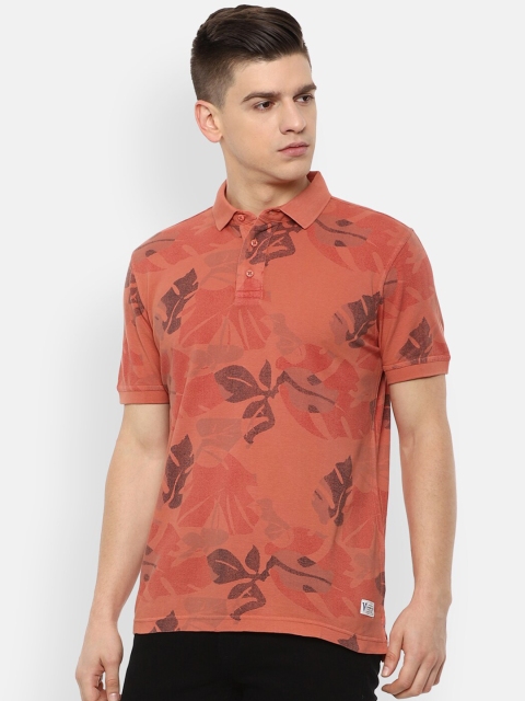 VAN HEUSEN DENIM LABS Men Orange Black Floral Printed Polo Collar Cotton Pure Cotton T-shirt
VAN HEUSEN DENIM LABS Men Orange Black Floral Printed Polo Collar Cotton Pure Cotton T-shirt