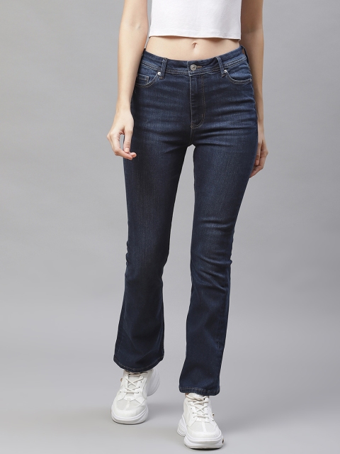 Marks & Spencer Women Blue Flared High-Rise Mildly Distressed Light Fade Stretchable Jeans
Marks & Spencer Women Blue Flared High-Rise Mildly Distressed Light Fade Stretchable Jeans