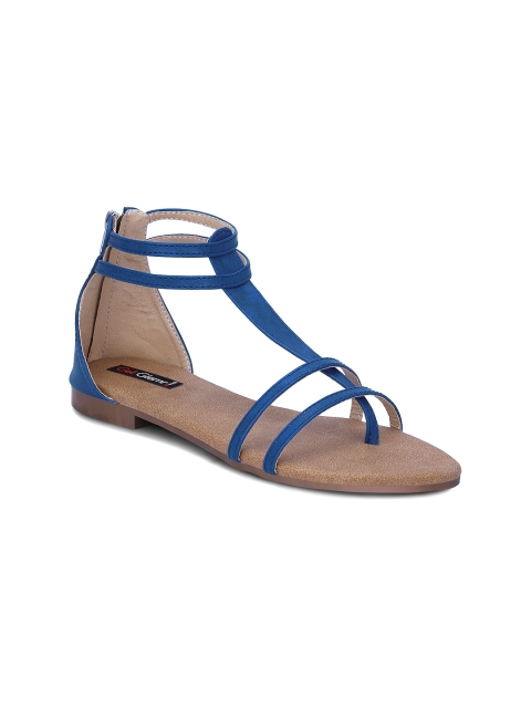 Get Glamr Women Blue Solid Flats