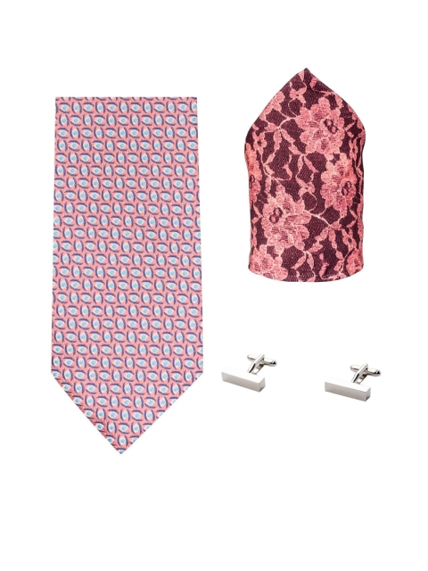 The Tie Hub Men Accessory Gift Set, Peach