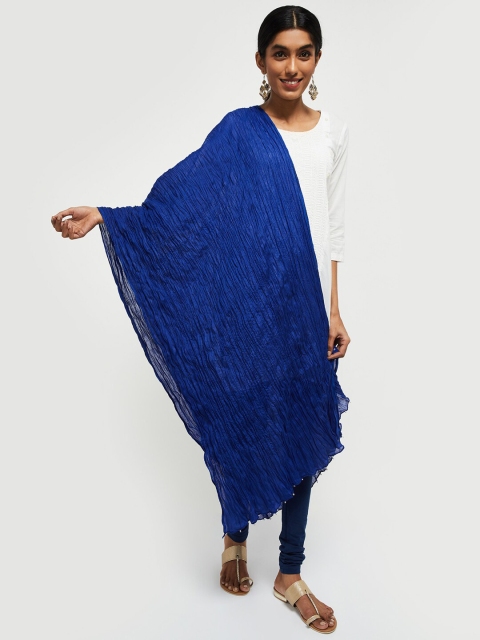 max Blue Pure Cotton Dupatta
