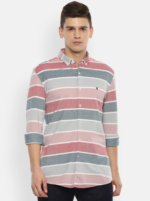 Louis Philippe Jeans Men Multicolour Pure Cotton Slim Fit Horizontal Striped Casual Shirt, Multi
Louis Philippe Jeans Men Multicolour Pure Cotton Slim Fit Horizontal Striped Casual Shirt, Multi