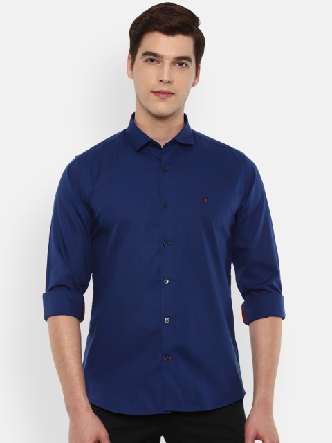 Louis Philippe Sport Men Navy Blue & Maroon Slim Fit Opaque Checked Cotton Casual Shirt
Louis Philippe Sport Men Navy Blue & Maroon Slim Fit Opaque Checked Cotton Casual Shirt