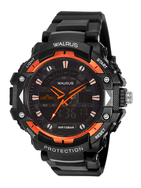 Walrus Men Orange Brass Dial & Black Straps Analogue and Digital Watch WWTM-DIGI-IV-1102
Walrus Men Orange Brass Dial & Black Straps Analogue and Digital Watch WWTM-DIGI-IV-1102