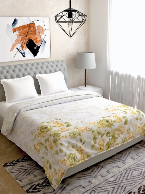 Salona Bichona Grey & Yellow Floral Mild Winter Pure Cotton 120 GSM Double Bed Comforter
Salona Bichona Grey & Yellow Floral Mild Winter Pure Cotton 120 GSM Double Bed Comforter