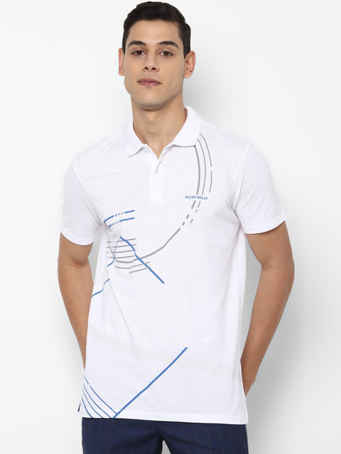Allen Solly Men White Polo Collar T-shirt
Allen Solly Men White Polo Collar T-shirt