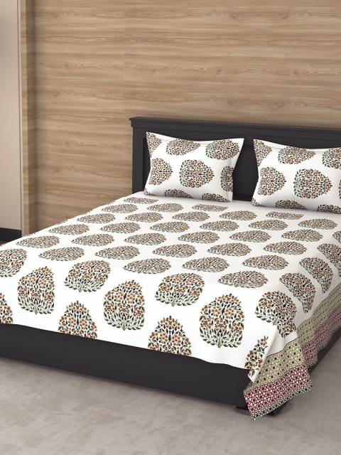 Varde Multicolour 120 TC Printed Cotton Double King Bedsheet with 2 Pillow Covers, Multi
Varde Multicolour 120 TC Printed Cotton Double King Bedsheet with 2 Pillow Covers, Multi