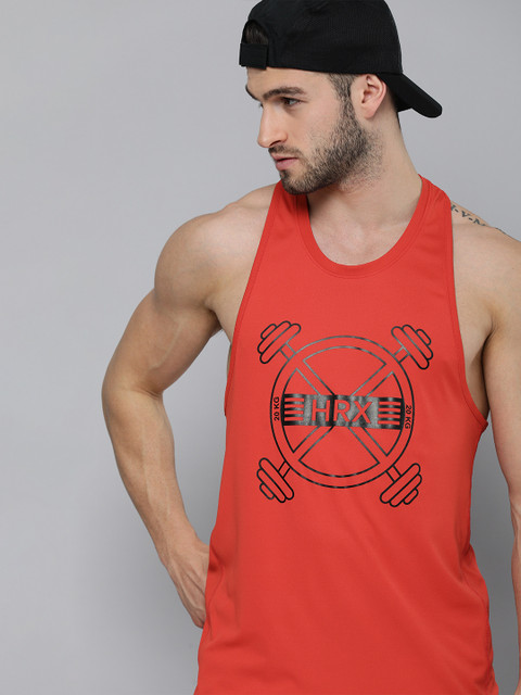 HRX By Hrithik Roshan Men Red & Black Printed Rapid-Dry Training Tshirts 
HRX By Hrithik Roshan Men Red & Black Printed Rapid-Dry Training Tshirts
