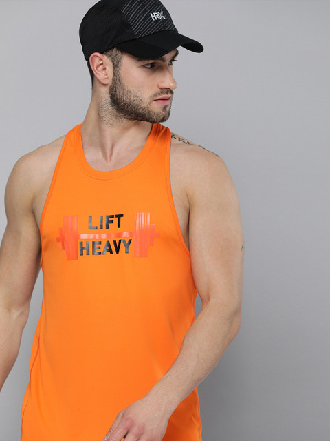 HRX By Hrithik Roshan Men Orange & Black Printed Rapid-Dry Training Tshirts
HRX By Hrithik Roshan Men Orange & Black Printed Rapid-Dry Training Tshirts