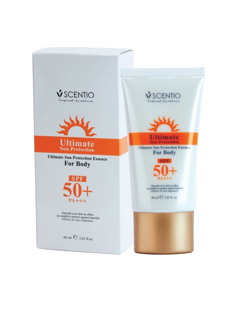 BEAUTY BUFFET Unisex Scentio Ultimate Sun Protection Essence For Body SPF 50+ PA+++ 60ml, White
BEAUTY BUFFET Unisex Scentio Ultimate Sun Protection Essence For Body SPF 50+ PA+++ 60ml, White