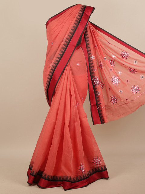 Pothys Pink Floral Saree
Pothys Pink Floral Saree