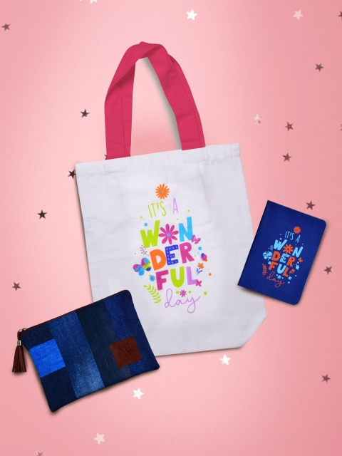 Doodle Multicoloured Printed Shopper Tote Bag, Multi