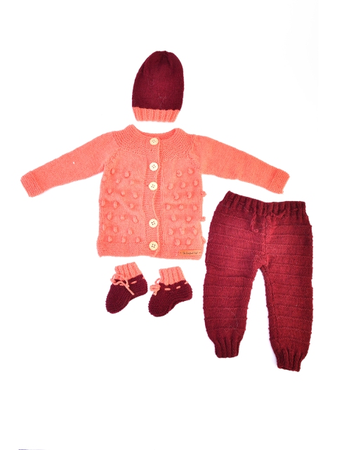The Original Knit Kids Rust & Maroon Handmade Sweater with Trousers Beanie & Booties
The Original Knit Kids Rust & Maroon Handmade Sweater with Trousers Beanie & Booties