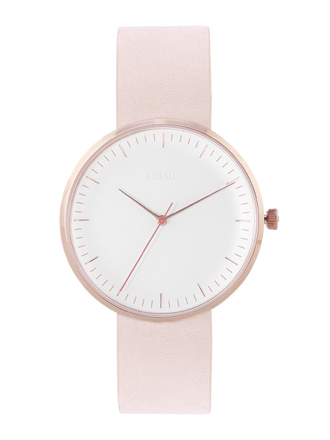 Fossil Women The Essentialist White Dial & Nude Leather Straps Analogue Watch ES4426
Fossil Women The Essentialist White Dial & Nude Leather Straps Analogue Watch ES4426