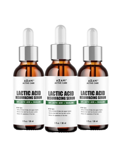 Azani Active Care Set Of 3 Lactic Acid Fine Lines & Wrinkles Resurfacing Serum - 90 ml, White
Azani Active Care Set Of 3 Lactic Acid Fine Lines & Wrinkles Resurfacing Serum - 90 ml, White