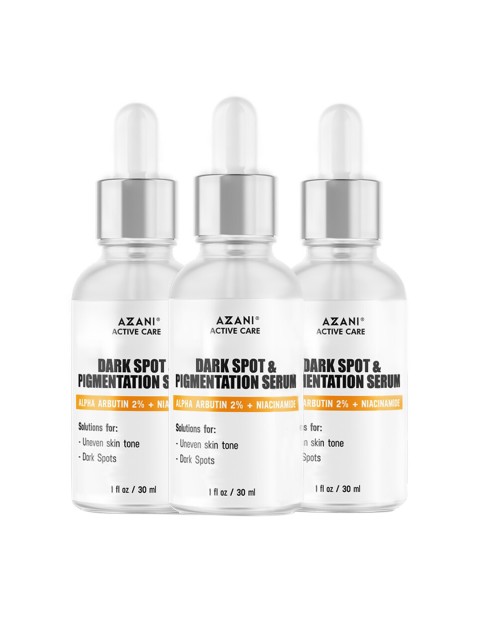 Azani Active Care Unisex Pack of 3 Niacinamide Dark Spots & Pigmentation Serum-30ml each, White
Azani Active Care Unisex Pack of 3 Niacinamide Dark Spots & Pigmentation Serum-30ml each, White