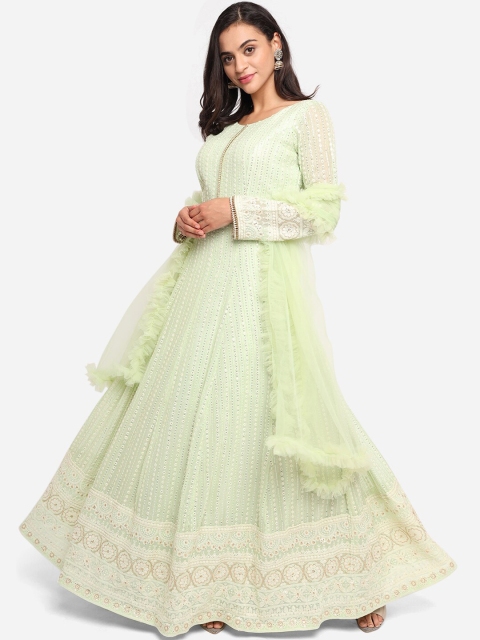 BOMBAY SELECTIONS Women Green Ethnic Motifs Embroidered Anarkali Kurta with Dupatta
BOMBAY SELECTIONS Women Green Ethnic Motifs Embroidered Anarkali Kurta with Dupatta