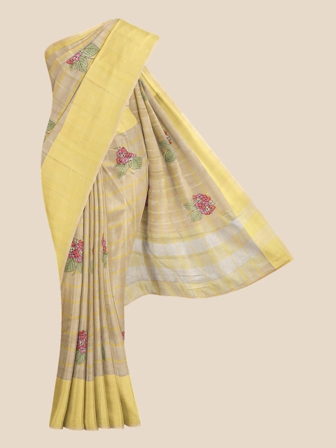 KLM Fashion Mall Gold-Toned & Grey Woven Design Embroidered Silk Blend Banarasi Saree
KLM Fashion Mall Gold-Toned & Grey Woven Design Embroidered Silk Blend Banarasi Saree