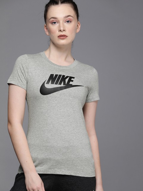 Nike Grey Melange Printed AS Sportswear Essential Icon Future Pure Cotton Gym Pure Cotton T-shirt
Nike Grey Melange Printed AS Sportswear Essential Icon Future Pure Cotton Gym Pure Cotton T-shirt