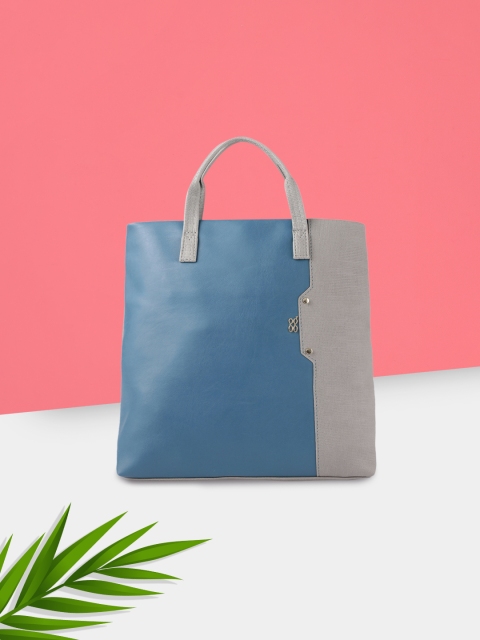 Baggit Teal Green Oversized Structured Handheld Bag