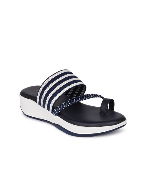 Longwalk Blue Striped Wedge Sandals 
Longwalk Blue Striped Wedge Sandals