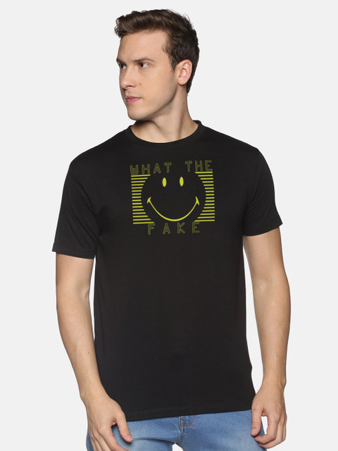 MASH UNLIMITED Men Black Graphic Printed Slim Fit T-shirt
MASH UNLIMITED Men Black Graphic Printed Slim Fit T-shirt