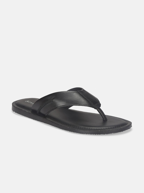 Mast & Harbour Men Black Thong Flip-Flops