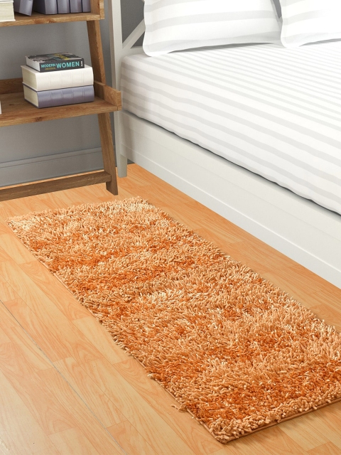 Florida Orange Solid Anti Skid Floor Runner