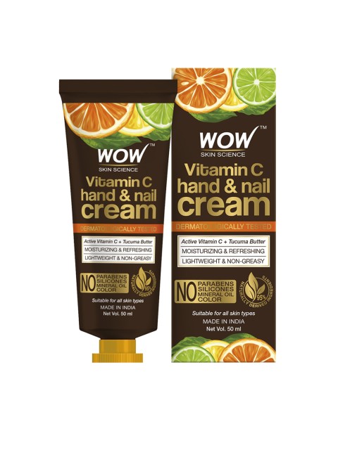 WOW SKIN SCIENCE Brown Vitamin C Hand & Nail Cream - 50 ML