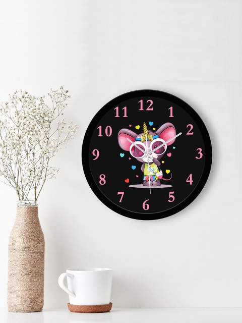 WENS Black Cute Mouse Printed Analogue Silent Non-Ticking Battery Operated Kids Wall Clock
WENS Black Cute Mouse Printed Analogue Silent Non-Ticking Battery Operated Kids Wall Clock