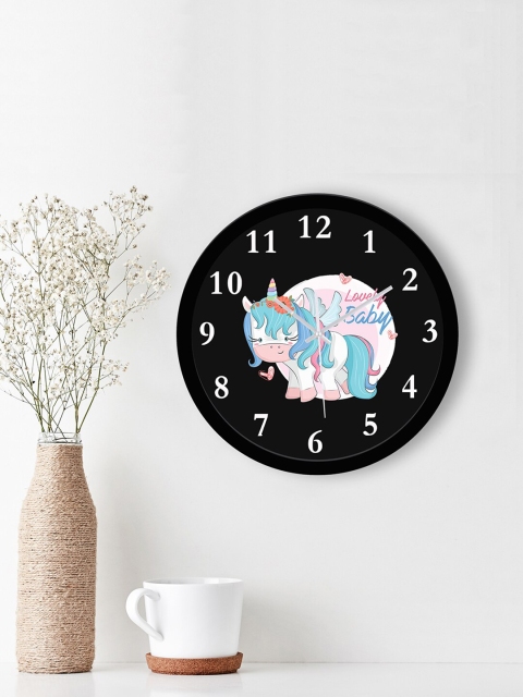 WENS Black Lovely Baby Printed Analogue Non-Ticking Battery Operated Kids Wall Clock
WENS Black Lovely Baby Printed Analogue Non-Ticking Battery Operated Kids Wall Clock
