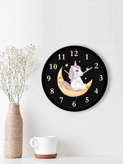 WENS Black Unicorn Printed Analogue Silent Non-Ticking Battery Operated Kids Wall Clock
WENS Black Unicorn Printed Analogue Silent Non-Ticking Battery Operated Kids Wall Clock