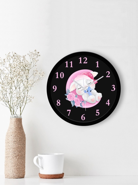 WENS Black Sweet Dreams Printed Analogue Non-Ticking Battery Operated Kids Wall Clock
WENS Black Sweet Dreams Printed Analogue Non-Ticking Battery Operated Kids Wall Clock