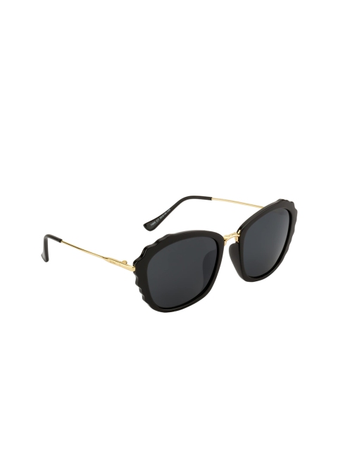Ted Smith Women Black Lens & Gold-Toned Square Sunglasses with UV Protected Lens, Grey
Ted Smith Women Black Lens & Gold-Toned Square Sunglasses with UV Protected Lens, Grey