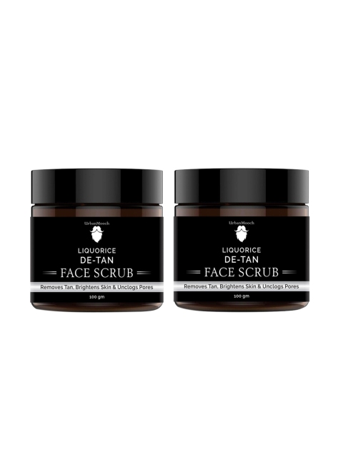 UrbanMooch Mens Pack of 2 Lightening & Brightening Liquorice DeTan Face Scrub 200gm, White
UrbanMooch Mens Pack of 2 Lightening & Brightening Liquorice DeTan Face Scrub 200gm, White